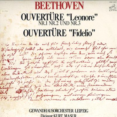 LP Record KURT MASUR - Beethoven: Leonore Overture, Fideli PRK1001 VICTOR Japan Classical Used