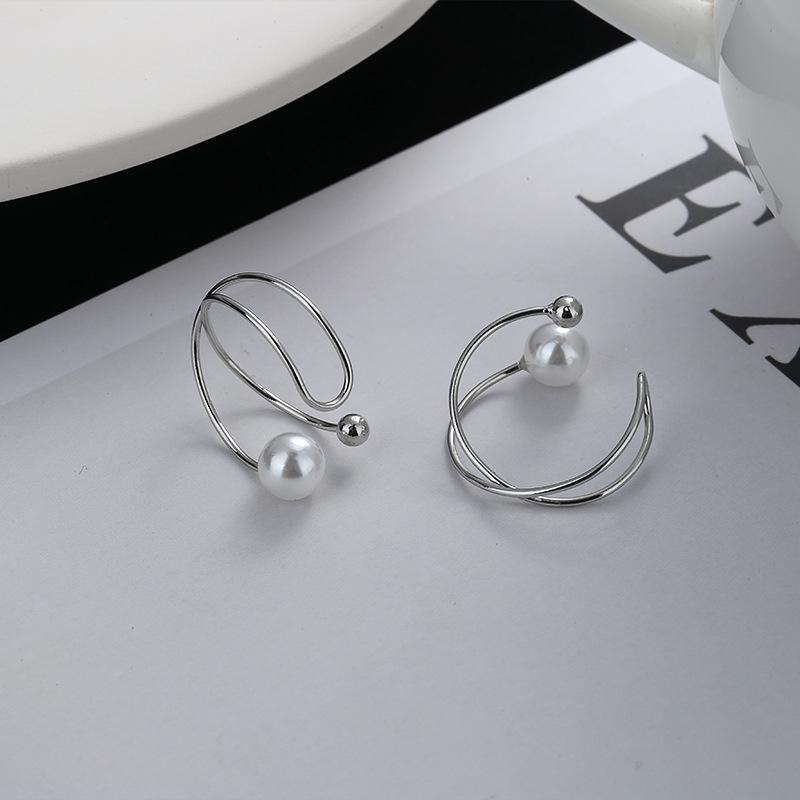 1pcs Ear Cuff Cross Clip Pearl Earrings Fake Piercing Earcuffs For Women Earcuff Earings No Hole Jewerly Earcuff