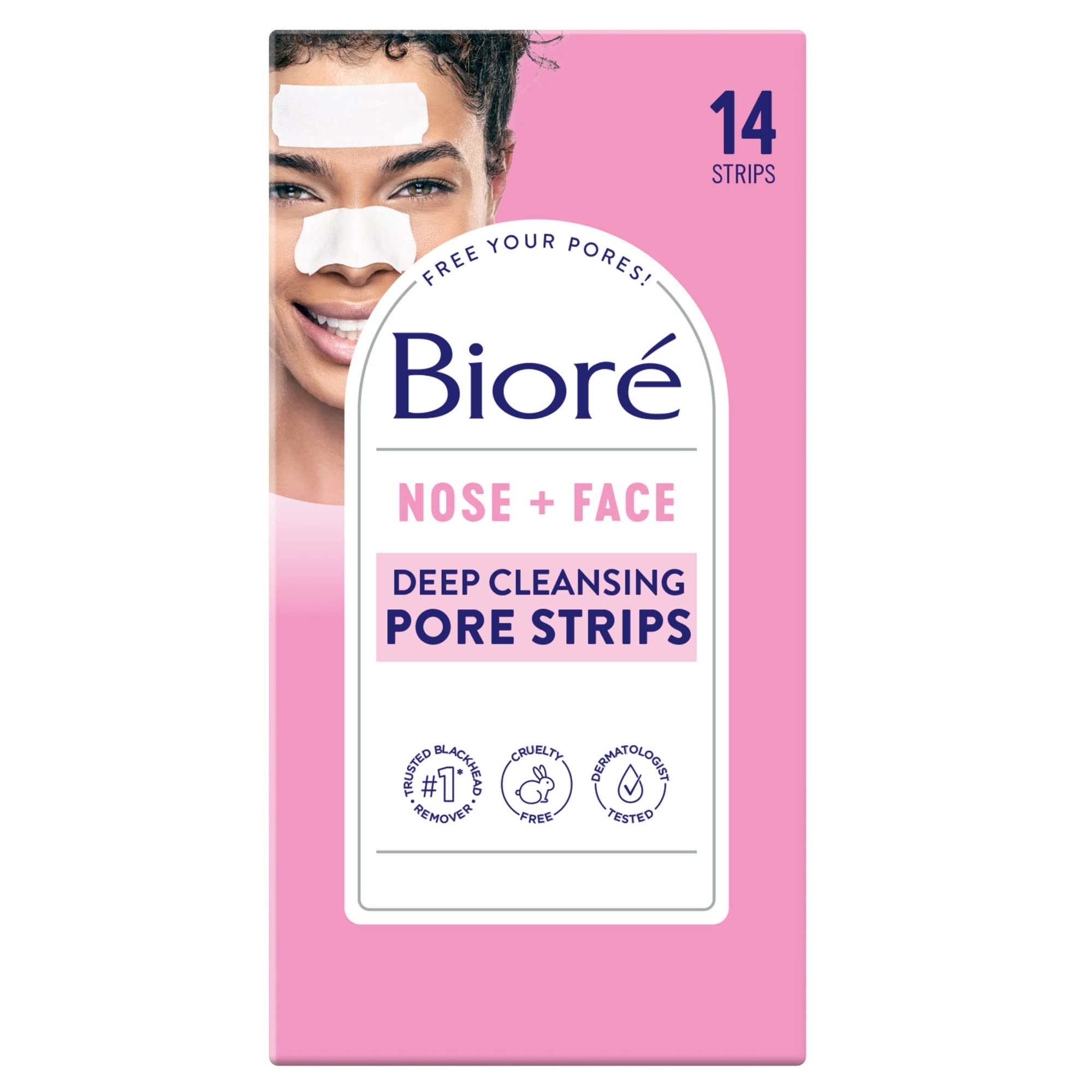

Biore Face Nose Deep Cleansing Pore Strips 14 шт. (пункт)