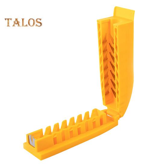 

Нож для колбасы из нержавеющей стали, лезвие для хот-догов, ветчины, банановой кожуры, многофункциональный кухонный инструмент для домашнего ресторана жёлтый
