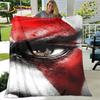 Game God of War Gamers Soft Plush Blanket,Flannel Blanket Throw Blanket for Living Room Bedroom Bed Sofa Picnic Cover Bettdecke