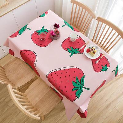 ZISIZ Fresh Fruit Cotton Linen Tablecloth