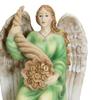 Ebros Colorful Sitting Roman Angel Abundance Prosperity Positive Energy Statue 7 Inch Tall Abundian Angel De La Abundance Prosperidad Collection