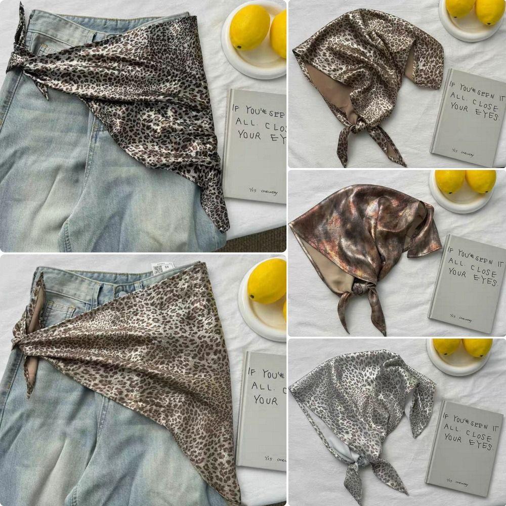 Spicy Girls Triangle Scarf Printed Punk Bandana Retro Hair Scarf  Beach