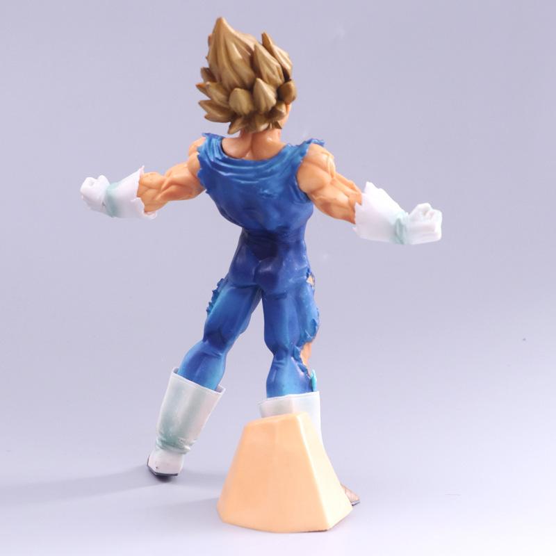 17cm Dragon Ball Z Anime Figures Majin Vegeta Son Goku Action Figure Gk Statue Figurine Model Doll Decoration Ornaments Toys