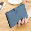 Rfid Multifunctional Travel Passport Wallet Card Holder Women'S Leather Thin Wallet Ticket Cover Holder Zipper Pocket Card Holder
