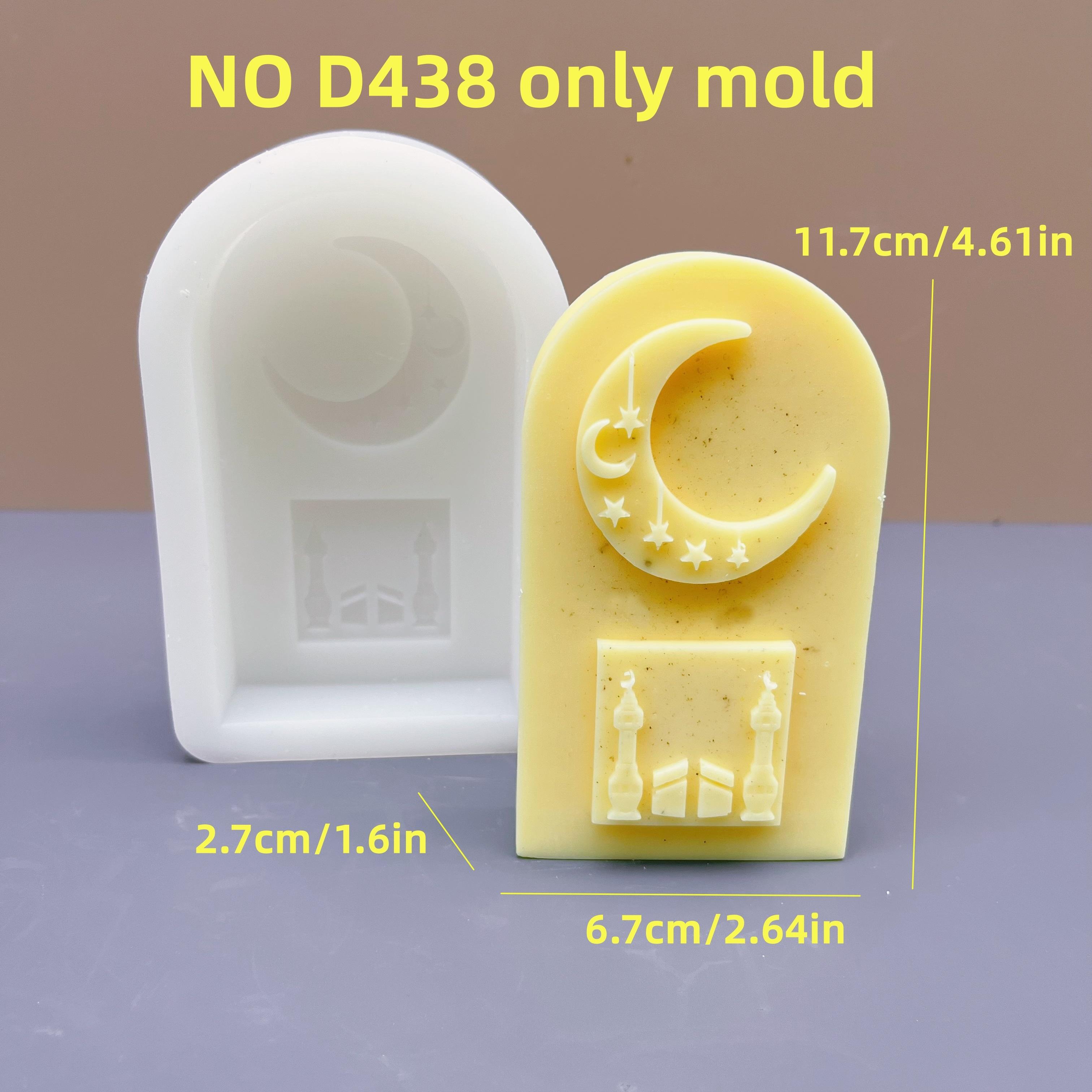 

Castle Candle Silicone Mold RRamadan Decor Candle Mold Arch Door Silicone Mould Moon Star Soy Wax Ramadan Gift idea Home Decor