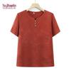 YUZHAOLIN Damen Sommer T-Shirt mit kurzen Ärmeln