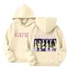 Kids Long Sleeve Letter Print Hooded Sweatshirt Pullover