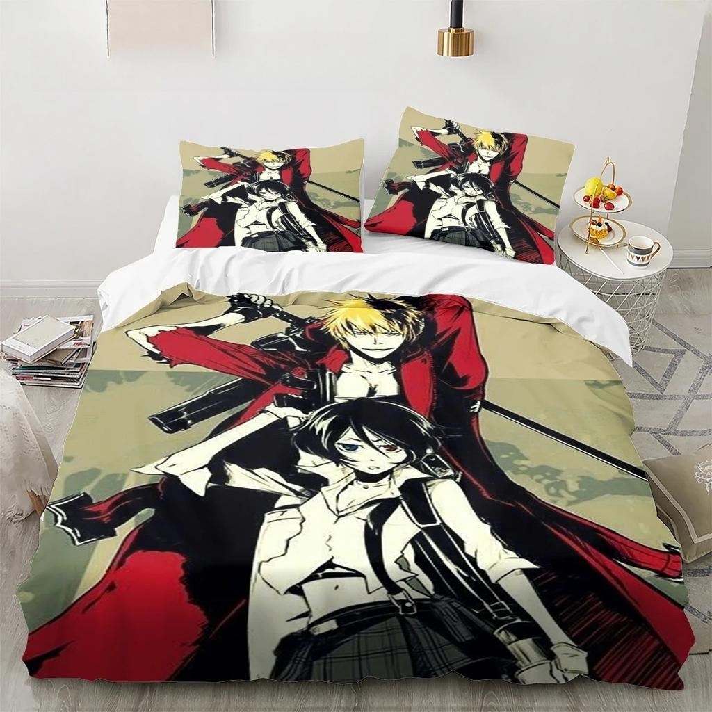 Anime 3D Printed Bleach Duvet Cover Pillowcase (2/3piece Set), Bedding Set for Children's Boy Girl , Children's bedGift