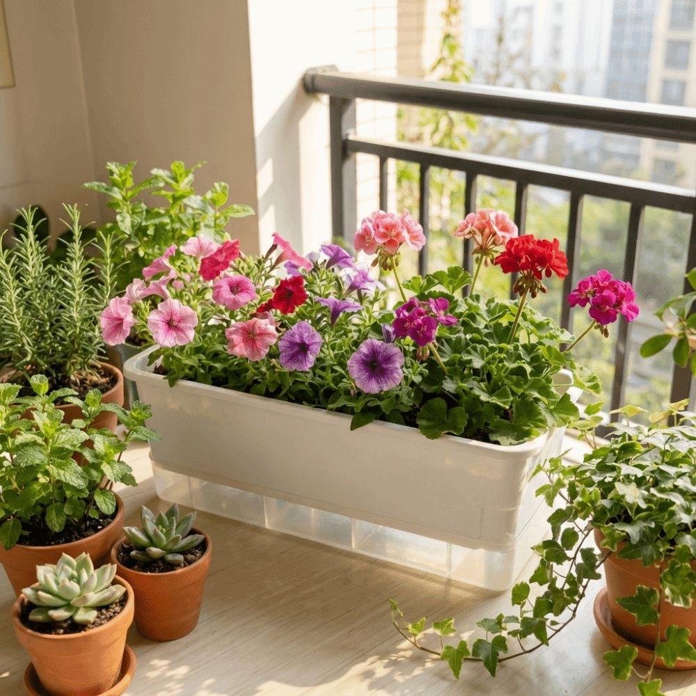 Thicken Seedling Tray Self Watering Plant Nursery Pot Germination Tray Vegetable Gardening