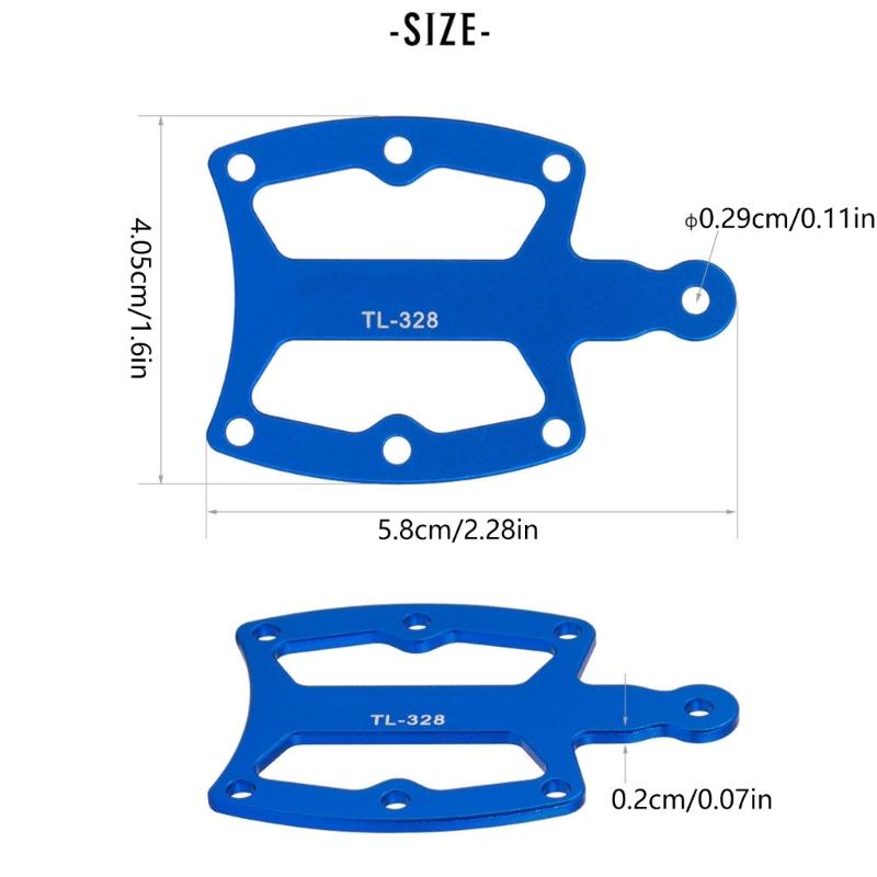 Professional Cycling Chainring Wear Checker Light Weight Bicycles Gear Wear Measuring Tool For Easy Storage And Use
