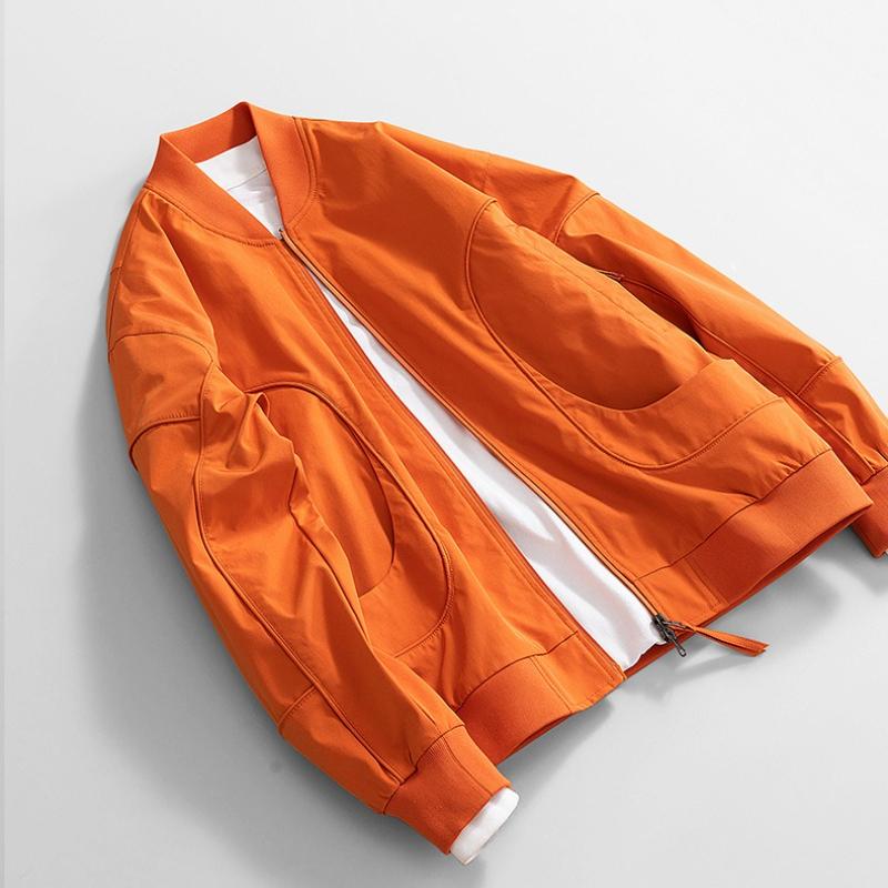 Minimalist Jacket Men's Spring and Autumn Loose Baseball Collar Loose Trend of The Work Wind Hundred Loose Jacket Breathable Work Casual Jacket