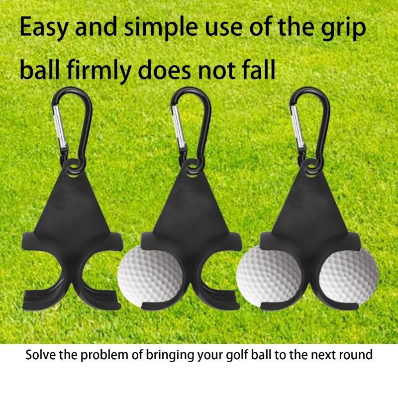 Golf Balls Holder Organizer Golf Balls Clip Golf Balls Holder with Clip Golfer Golfing Tool Accessory Golf Balls Holder