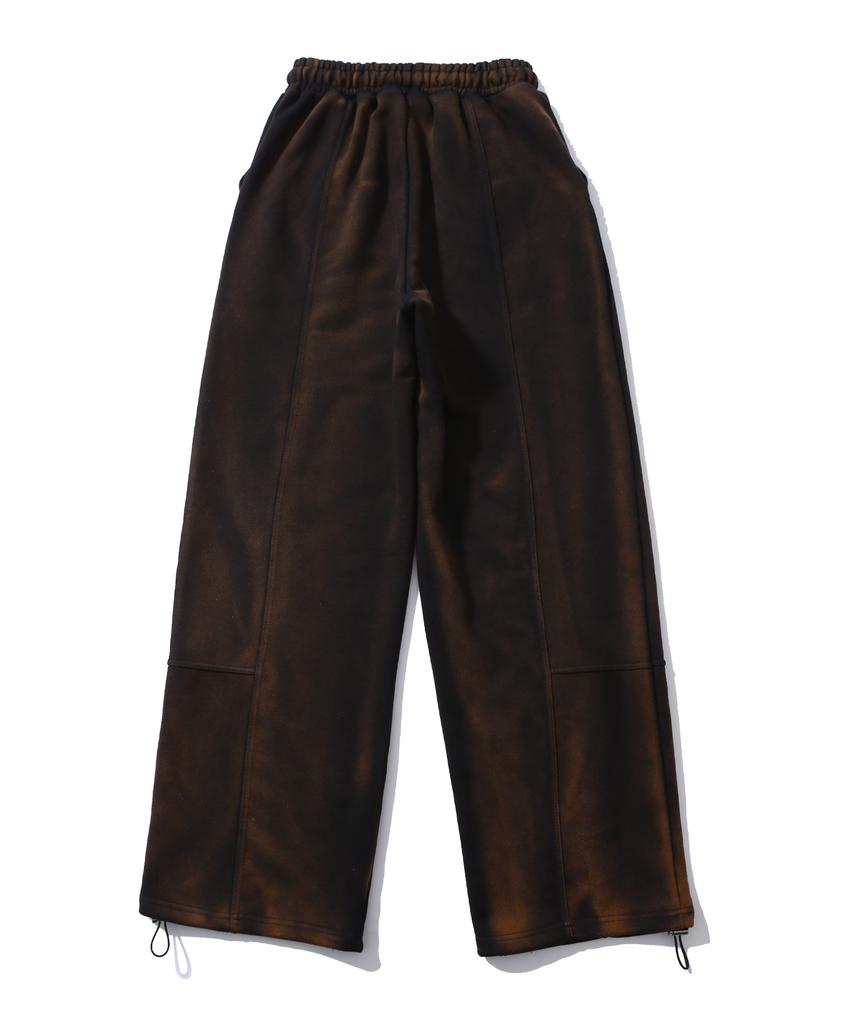 Sseochi410 Dirty Wash Wide Pants Black