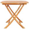 Folding Garden Table 160*80*75 cm Solid Teak Wood