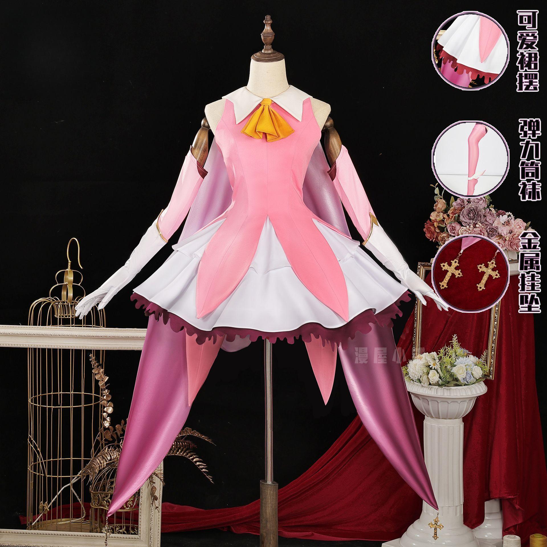 

Anime Magic Girl Illyasviel von Einzbern Cosplay Costume Uniform Halloween Carnival Party Christmas Play Role Clothes Clothing S