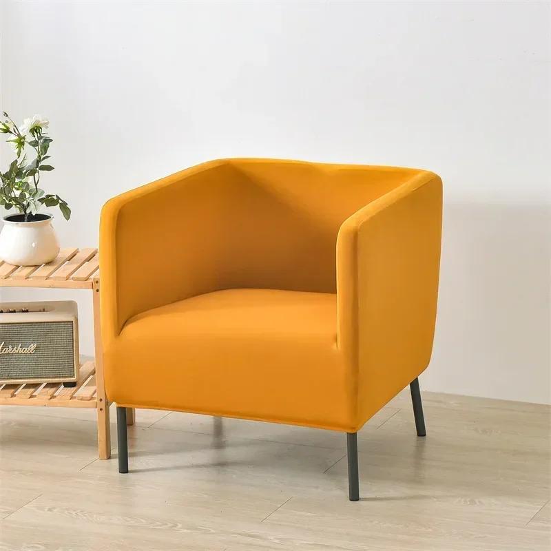 1Pc Square Sofa Cover Elastic Armchair Cover Club Sofa Slipcover Dust-Proof Nonslip Single Sofa Slipcovers El