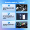 2024 Android Auto Wireless Carplay Adapter 2in1 Smart Dongle Carplay Ai Box For Volvo Benz Hyundai Chevrolet Haval MG Kia