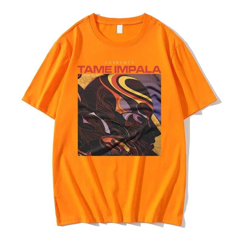 Tame Impala Graphic T Shirt Tame Arctic Monkeys Tshirt Unisex Women Vintage Harajuku Punk T-shirt Unisex Hip Hop Oversized Tops Tees