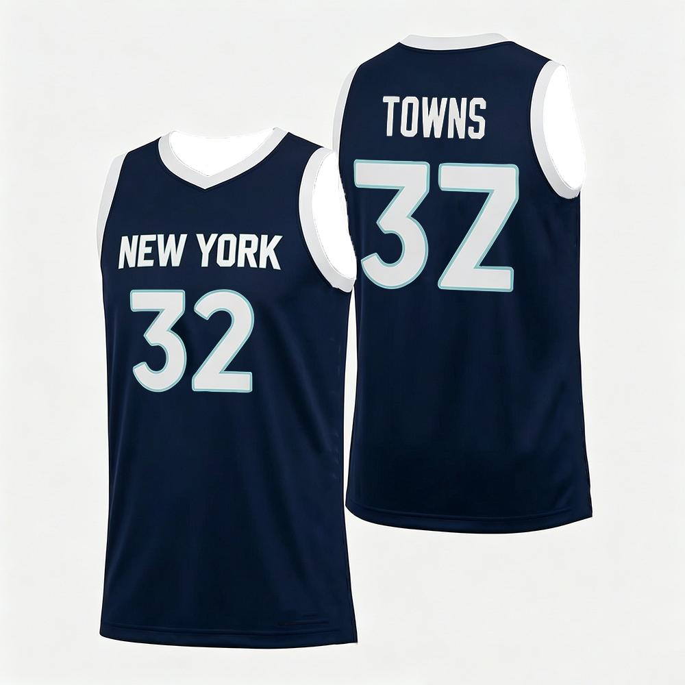 New York Style Finals Champions Brunson #11 Towns #32 Bridges #25 Anunoby #8 Hart #3 Baksetball Jersey T-shirts Fans Top for Kid