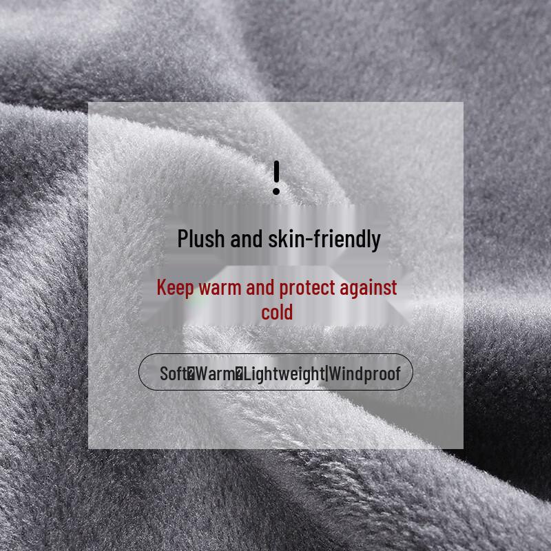 Men's Winter Warm Half-Finger Driving Gloves