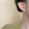 Cute Zirconia Bee Insect Ear Stud Piercing Earrings For Women Elegant Fashion New Jewelry Friend Gift Party Daily