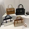 Bolso de temperamento versátil para mujer, nuevo de otoño, moderno, europeo y americano, simple, color liso, bolso de hombro, moda, temperamento, bolso cruzado oblicuo