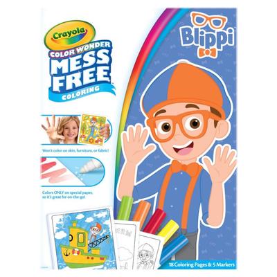 Color Coloring Pages a Perfect Gift for Children Aged Wonder Cleans-free & Markers, 3/4/5/6.