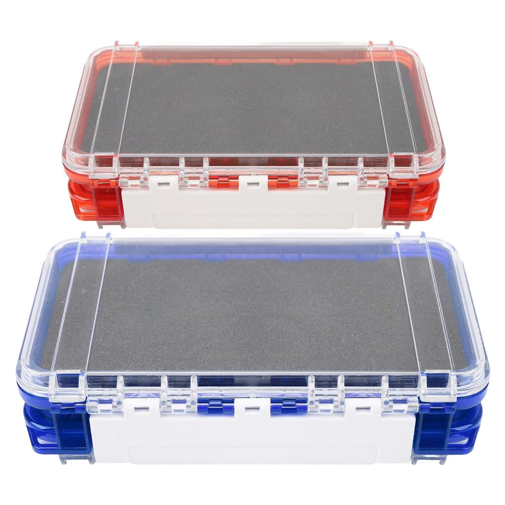Angelköderablage mit Fächern Stabile PP Angelzubehör Aufbewahrungsbox für Salzwasser Süßwasser Kleine Angelzubehörbox