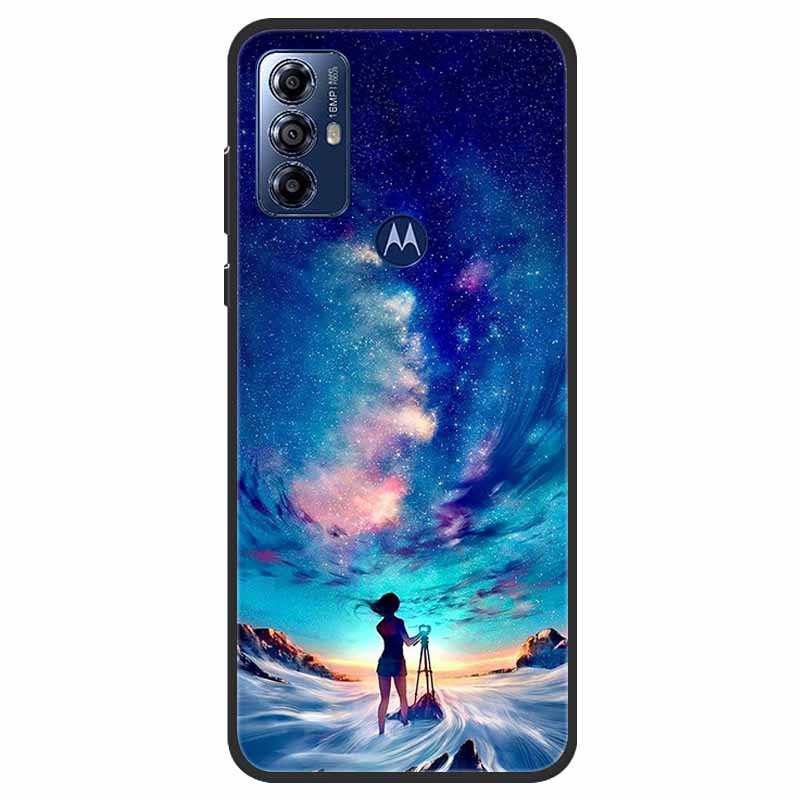 Für Motorola Moto G Play 2023 Hülle Weiche Silikon-Rückseite für Moto G Play 2023 Hülle GPlay 2023 Schwarze Handyhülle