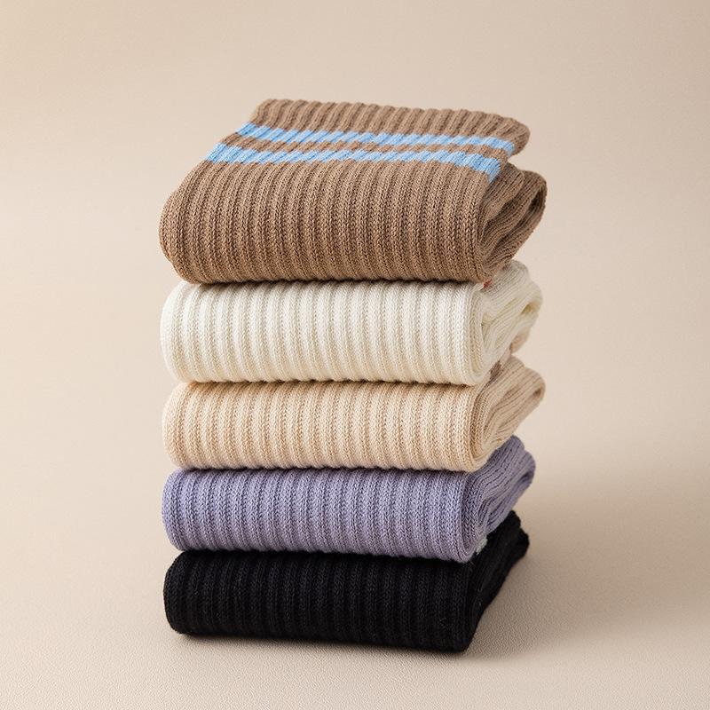 Yoga Socks, Women's Professional Anti-slip Mid-calf Socks, Pure Cotton Indoor Fitness, Running, Pilates Sports, Adult Floor Socks