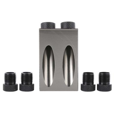 7pcsset Wood Work Hole Positioner Pocket Hole Jig Woodworking Drilling Locator Kit