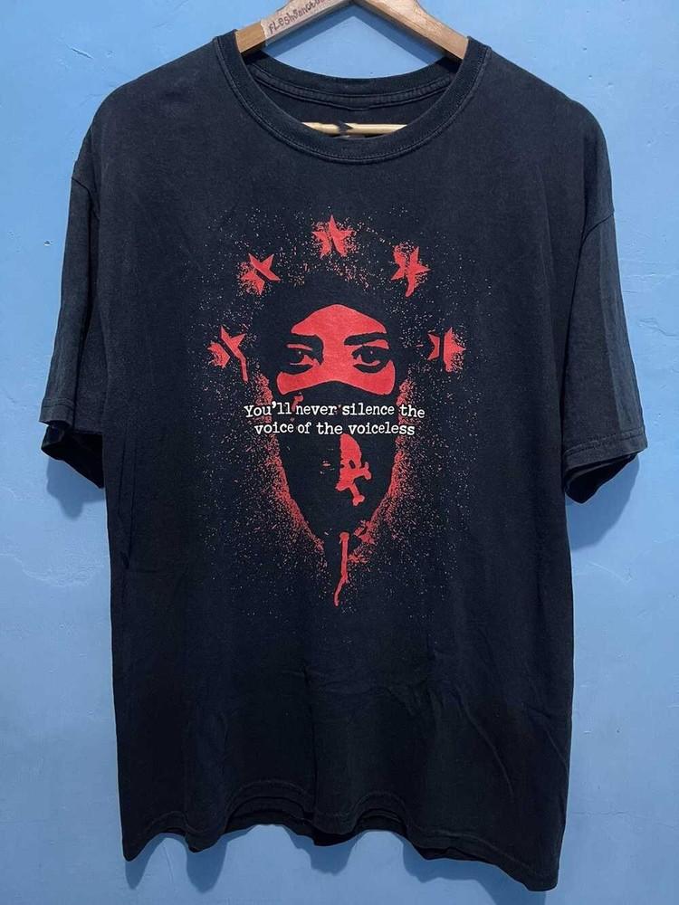 Vtg RAGE AGAINST The Machine Band Heavy Cotton Black All Size Shirt AG516 Unisex T-Shirt