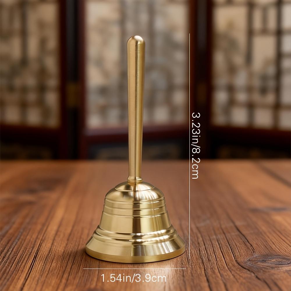 1 шт. Бутиковый Медный Колокольчик Погремушка Ручная Погремушка Медный Музыкальный Колокольчик Металлическое Ремесленное Изделие Детская Игрушка-Колокольчик Настольное Украшение