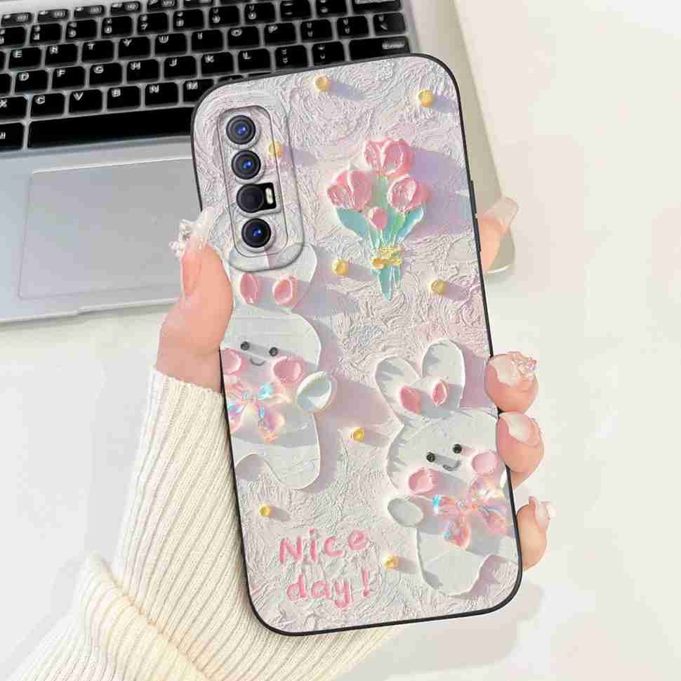 New Design Case For Oppo Reno3 Pro 5G CPH2009 Protective Silicone Soft TPU For Oppo Reno 3 Reno3 Pro 5G Phone Cover Shell Case