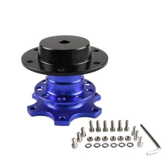 Universal Steering Wheel Quick Release Hub Boss Kit Wheel Hub Adapter For 6 Hole Steering Wheel Hub