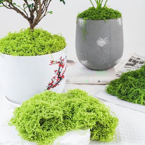 100/150/200/500/1000G Artificial Green Moss DIY Crafts Fairy Gardens Table Centerpieces