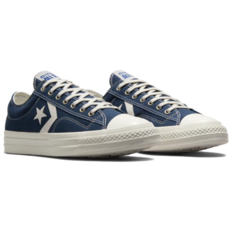 Converse Star Player 76 Low Navy Vintage White Unisex Sneaker Blau A08540C