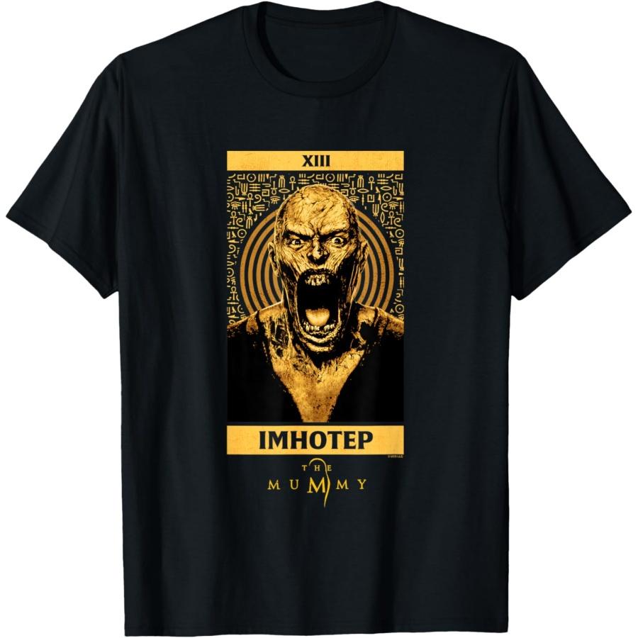 The Mummy Imhotep Tarot Card Vintage T-Shirt XXXXXL чёрный