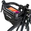 WILD MAN Cycling Front Frame Bag Touch Screen Bike Mobile Phone Handlebar Bags