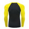 Men's Sports Compression Long Sleeve Quick-Dry T-Shirt for Running, Fitness, and Basketball Training