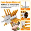 Stainless Steel Poultry Plucker Time Saving Solid Chicken Plucker Machine Versatile Poultry Depilation Machines Defeathering