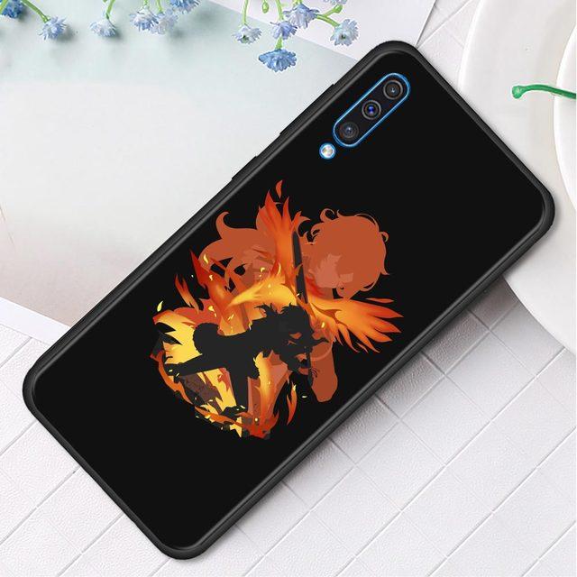 

Силиконовый чехол для телефона Samsung Galaxy A50 A70 A10 A20e A30 A40 A20s A10s A10e A80 A90 A60 A30s, чехол Genshin Impact аниме For Samsung A70s