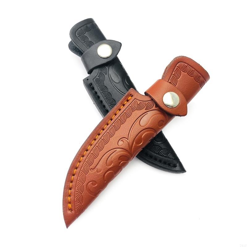 Leathers Sheath Belt Pocket Knife Holder for Outdoor Camping, BBQ,