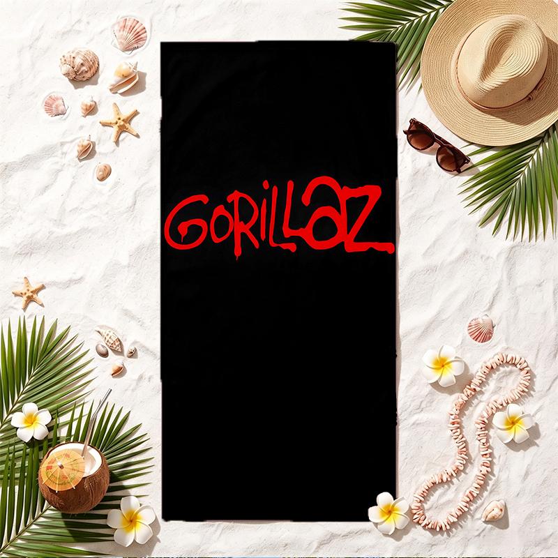 Gorillaz Soft Beach Towel Stylish Beach Pool Towel for Summer Seaside Vacation Travel