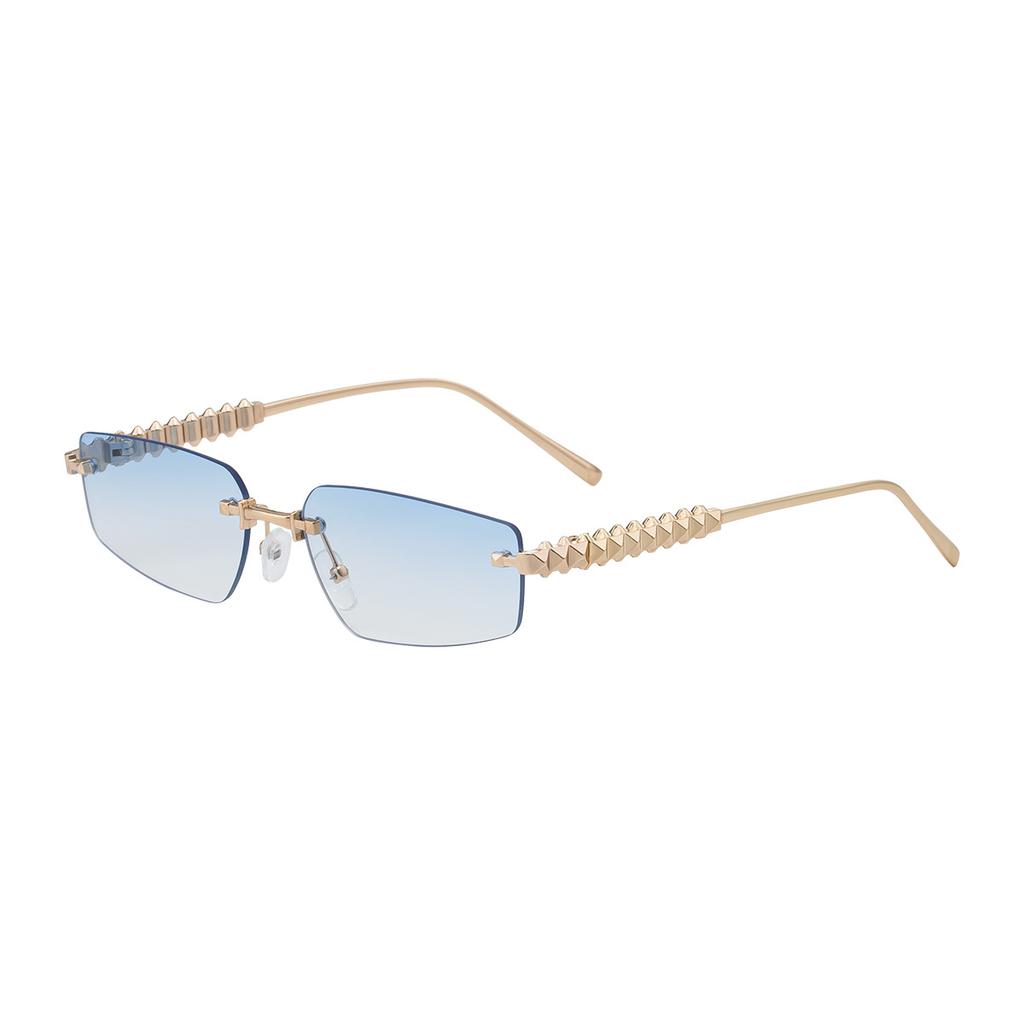 JYL TS Women's Rimless Cat-Eye - Unique Outdoor Street Sun-Protective XN-90340