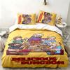 Delicious in Dungeon 3pc set Perfect for bedroom use Comfortable bedding set includes a duvet cover and two pillowcases Ideal birthday or Christmas gi