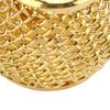 10 Pcs Spacer Beads Round Mesh Hollow Gold Plated   Spacer Beads   Hand Made Beading for Jewelry Making