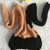 RUGOD New 2025 Spring Autumn Knitted Sweater Women Fashion Sexy Black & Brown Patchwork Sweater Female Batwing Sleeve Pullover Feminino